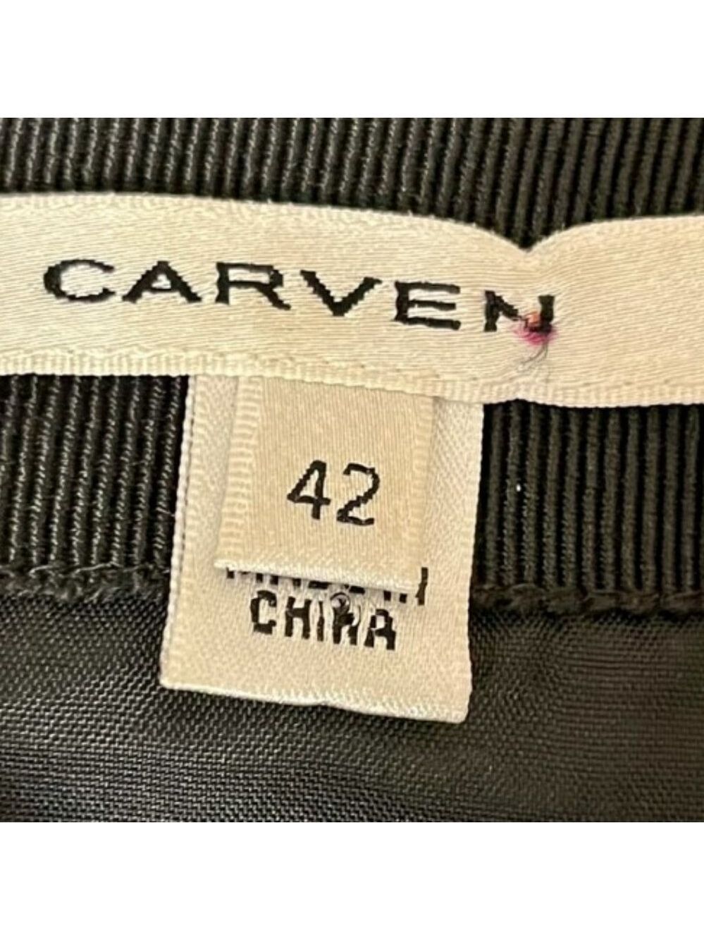 Carven Wave Coastal Pleated A-Line Mini Skirt FR 42/US 10 - Picture 8 of 8